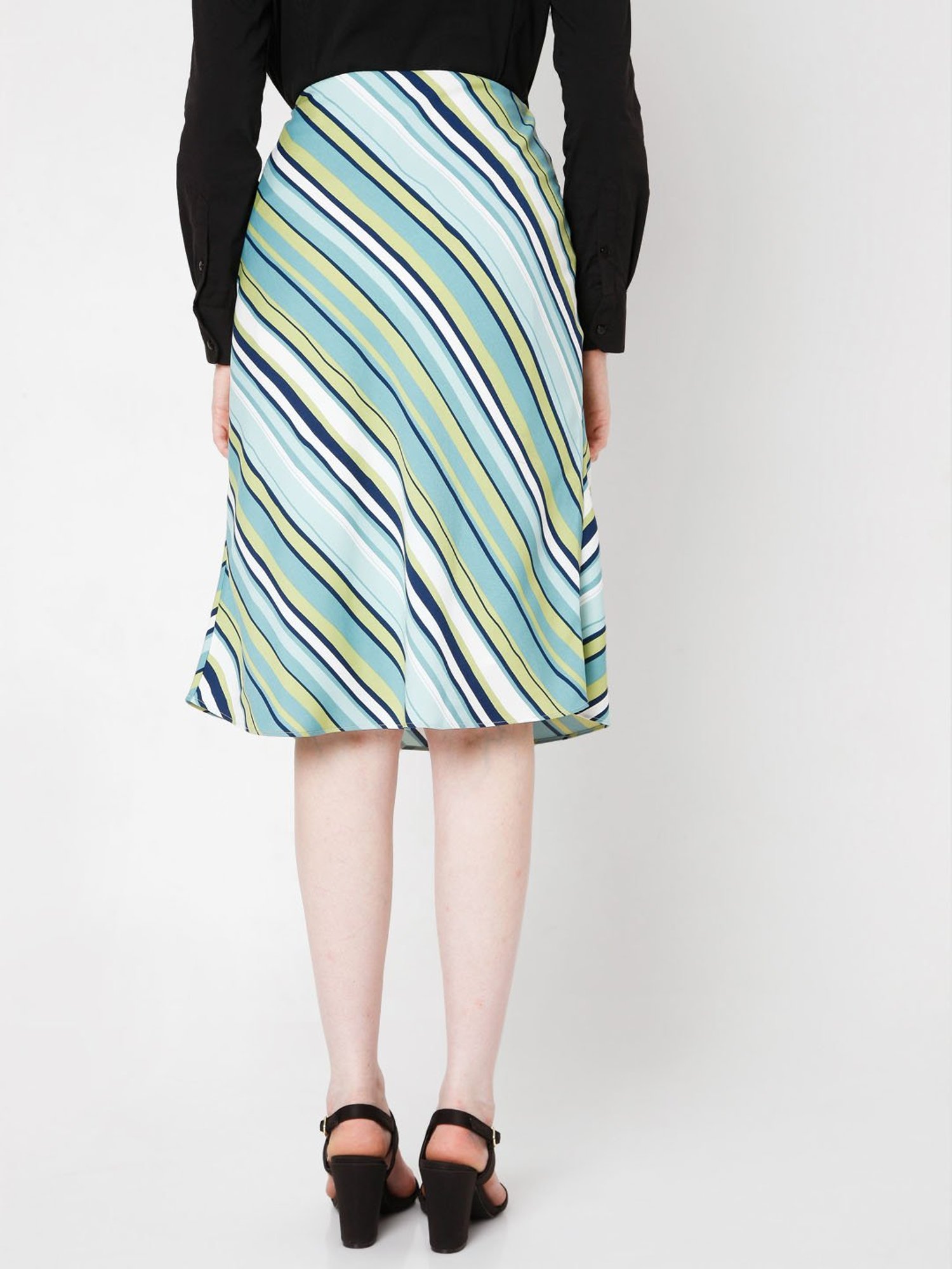 Vero Moda Multicolor Striped Skirt
