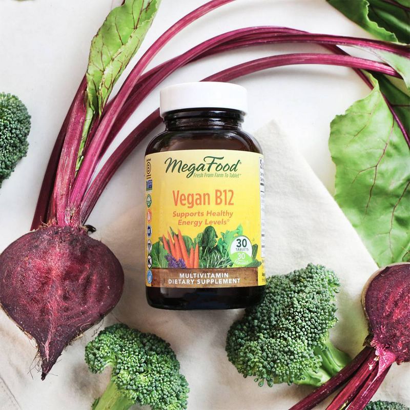 MegaFood Vegan B12 Supplement - 30ct