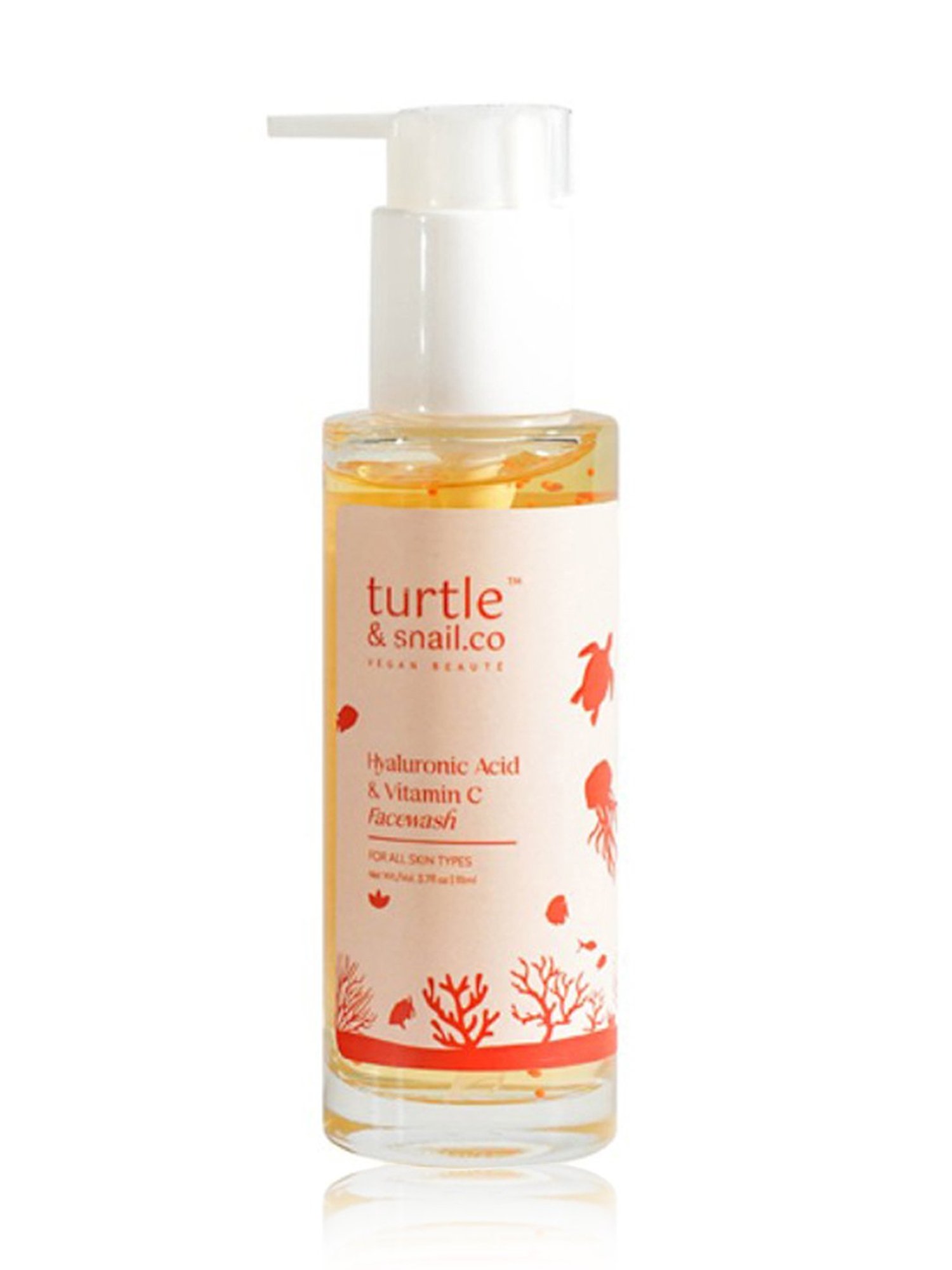 Turtle & Snail.Co Hyaluronic Acid & Vitamin C Facewash - 111 ml