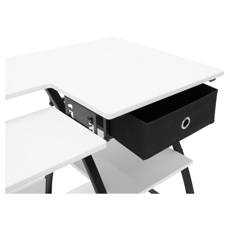 Sew Ready Comet Hobby And Sewing Desk Black/White - Studio Designs
