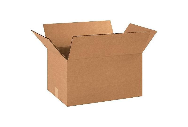 The Packaging Wholesalers 18 x 12 x 10 Shipping Boxes, 48 ECT Double BS181210HDDW