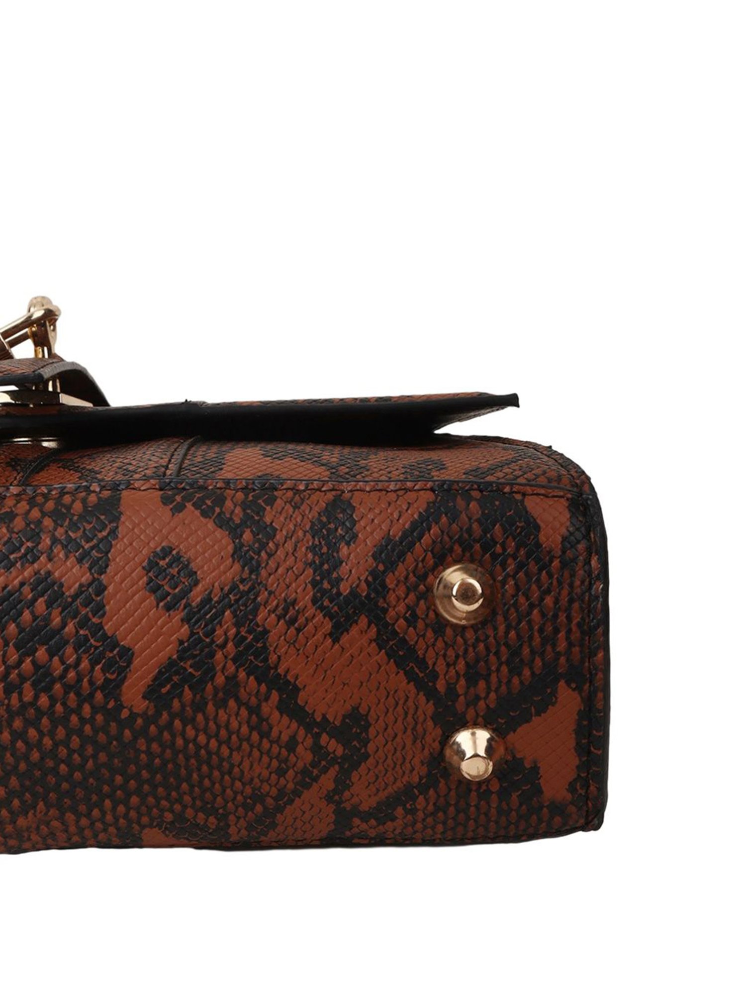 Carlton London Tan Animal Effect Medium Handbag