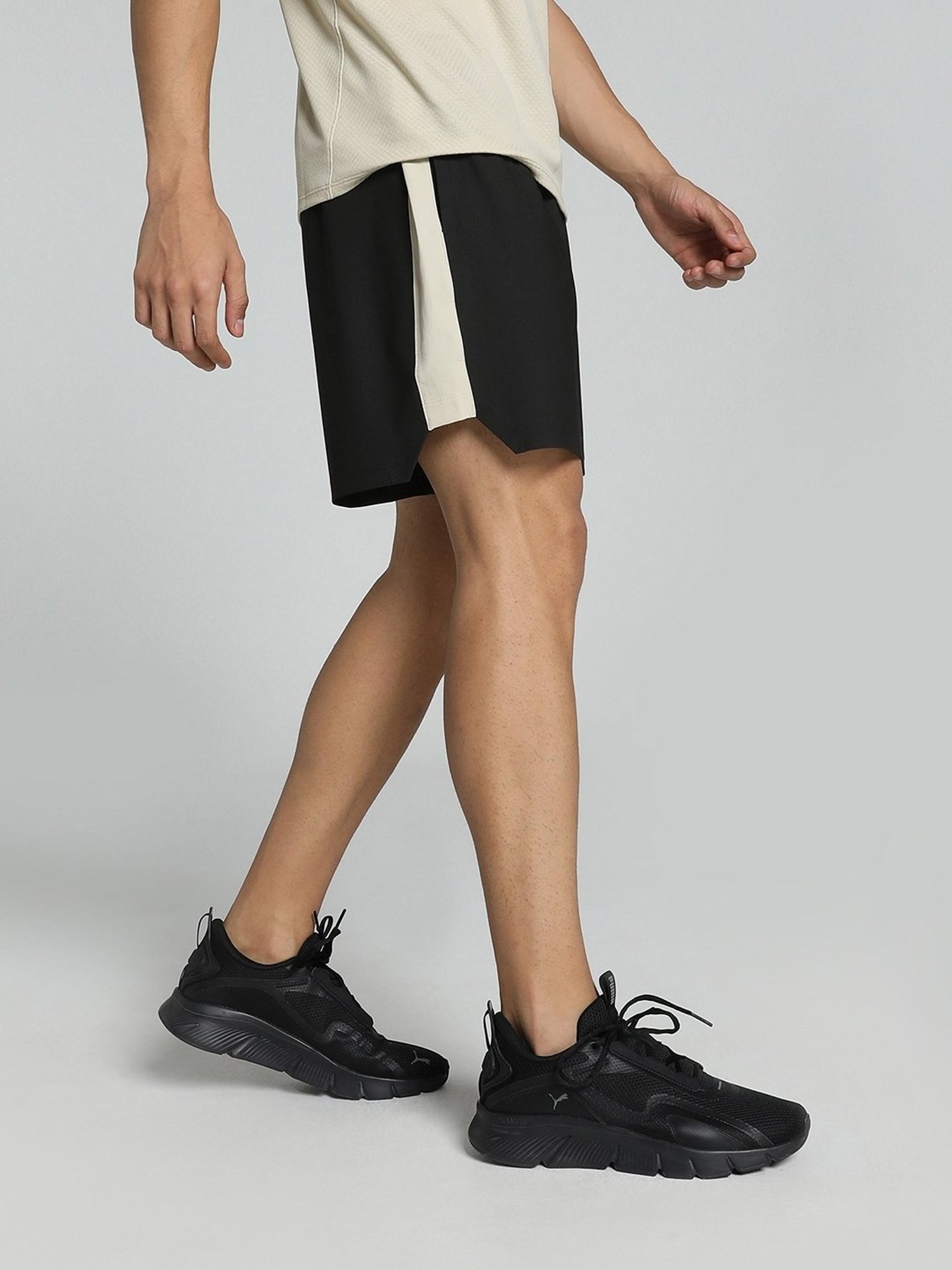 Puma STRENGTH TRAINING Black Regular Fit Sports Shorts