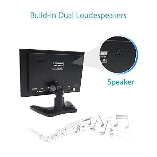 eyoyo 10 inch ips lcd 1920x1200 full hd monitor with hdmi/bnc/vga/usb function and speaker for fpv video display dvd cctv security