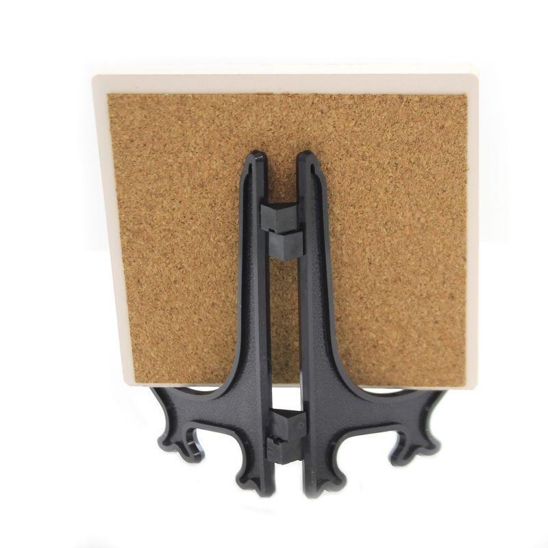 Animal 4.0" Pitbull 12 Cork Back Coaster Easel Sjt Enterprises  -  Coasters