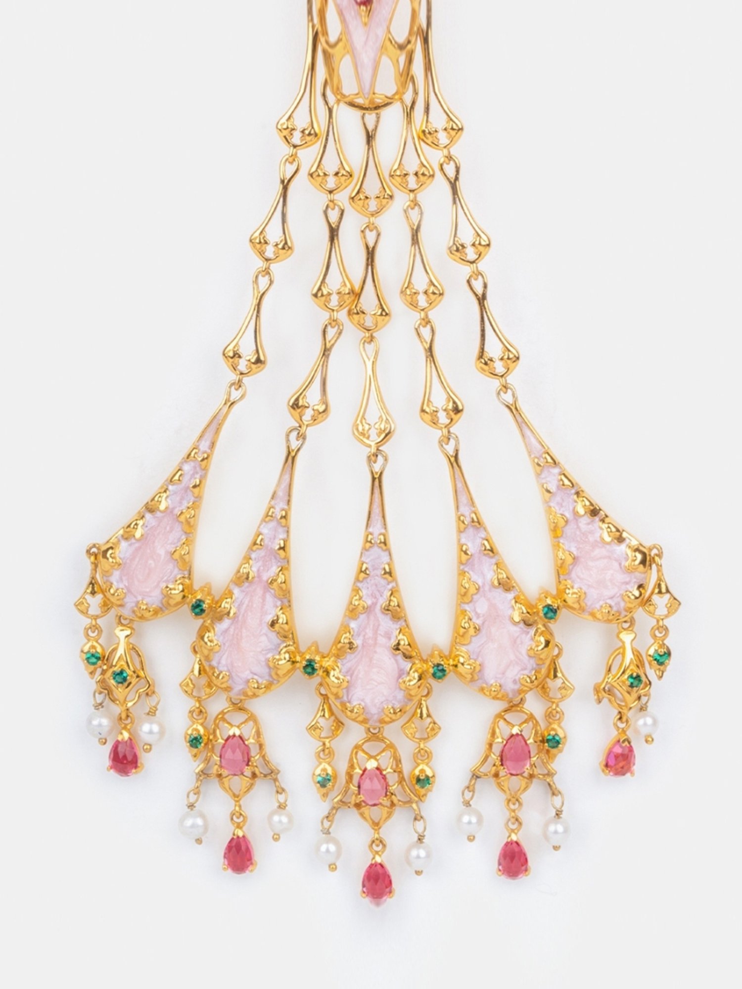 Shaya 92.5 Sterling Silver Yellow Gold Shaadi Squad Bridechilla Jhoomar for Women