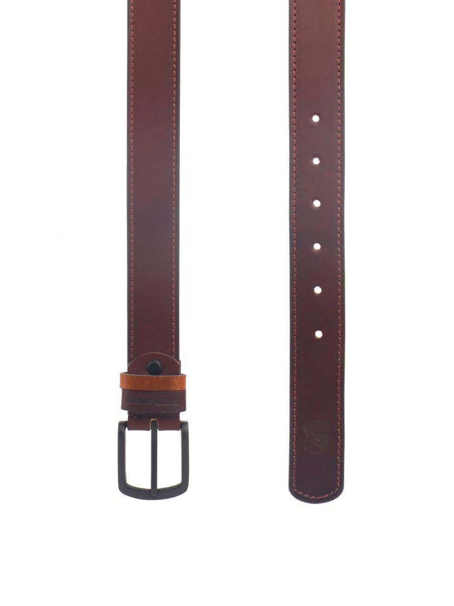 Red Chief Red Leather Waist Belt For Men
