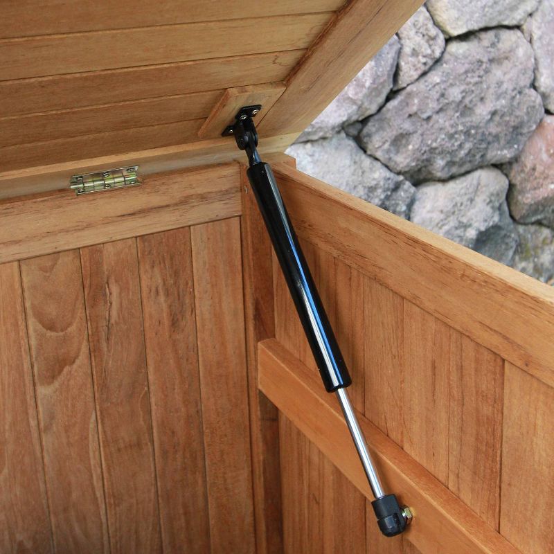 Sherwood Teak Storage Deck Box - Light Brown - Cambridge Casual