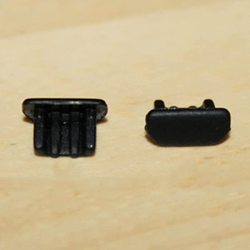 a13060300ux0624jp 25 Pcs Anti Dust Soft Plastic Dock Cover Micro USB Port Dustproof Cover Pack of 25