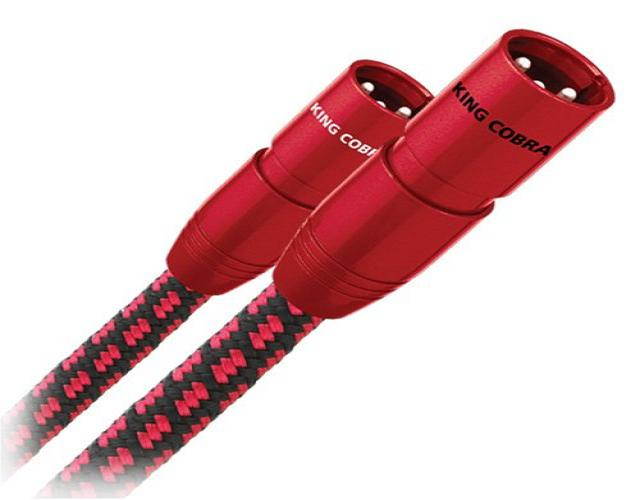 AudioQuest Kingcobra audio cable - XLR plugs 1m (3.28') stereo pair