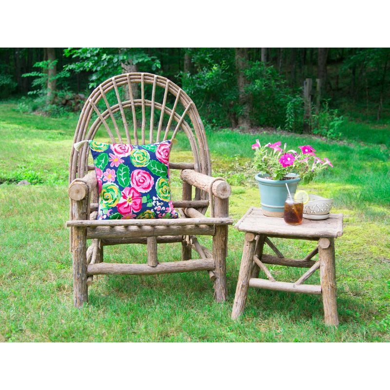 Simply Southern Floral Throw Pillow Pink - Rizzy Home