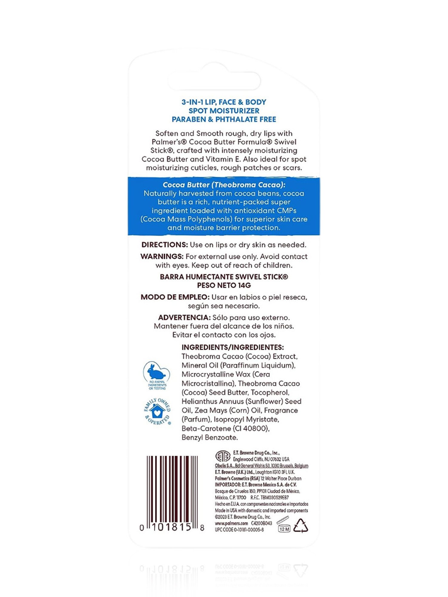 Palmer's Cocoa Butter Formula with Vitamin E Softens Smoothes Swivel Stick - 14 gm