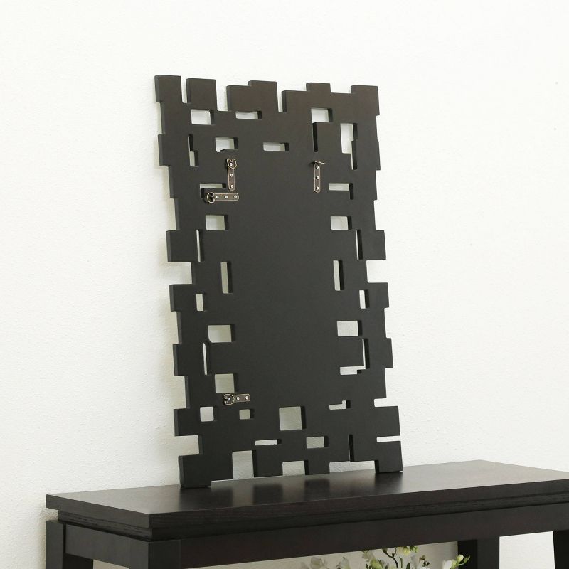 Eliza Rectangle Wall Mirror Silver - Abbyson Living