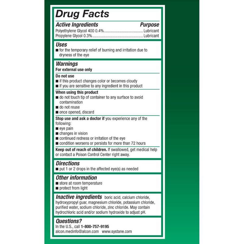 Systane Lubricant Eye Drops Vials - 30ct
