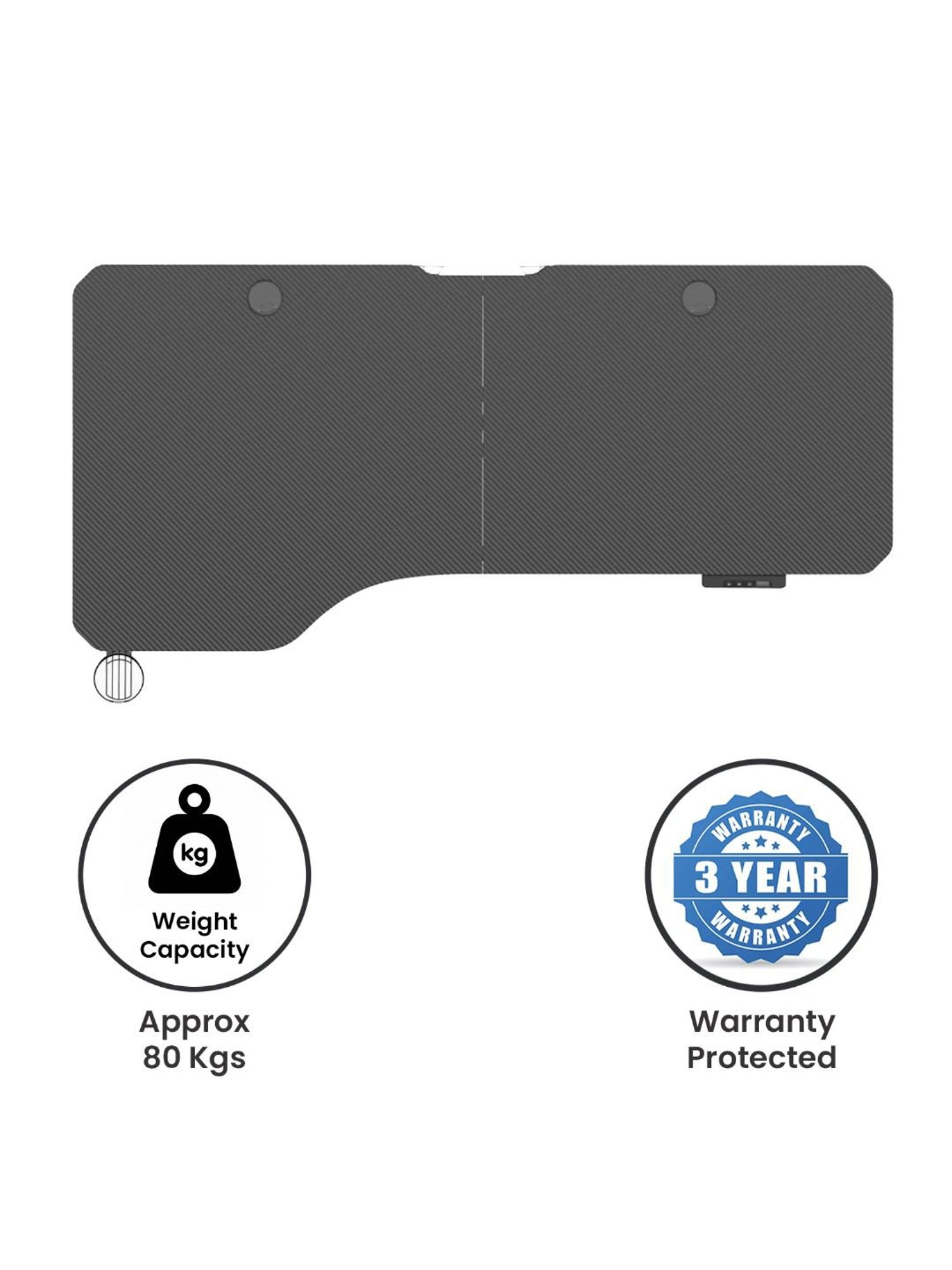 Durian Bliss Black Premium Leatherette Executive Chair