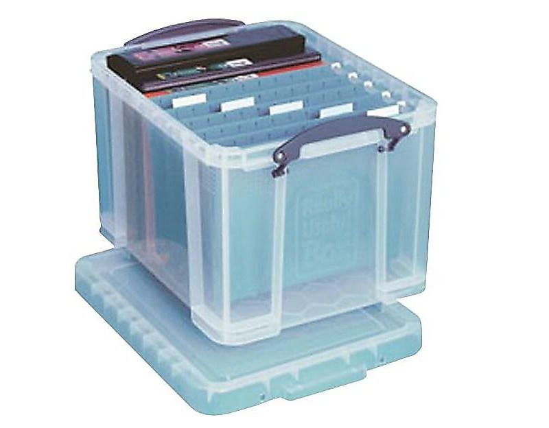 Really Useful File Box, Clear (32CL) 