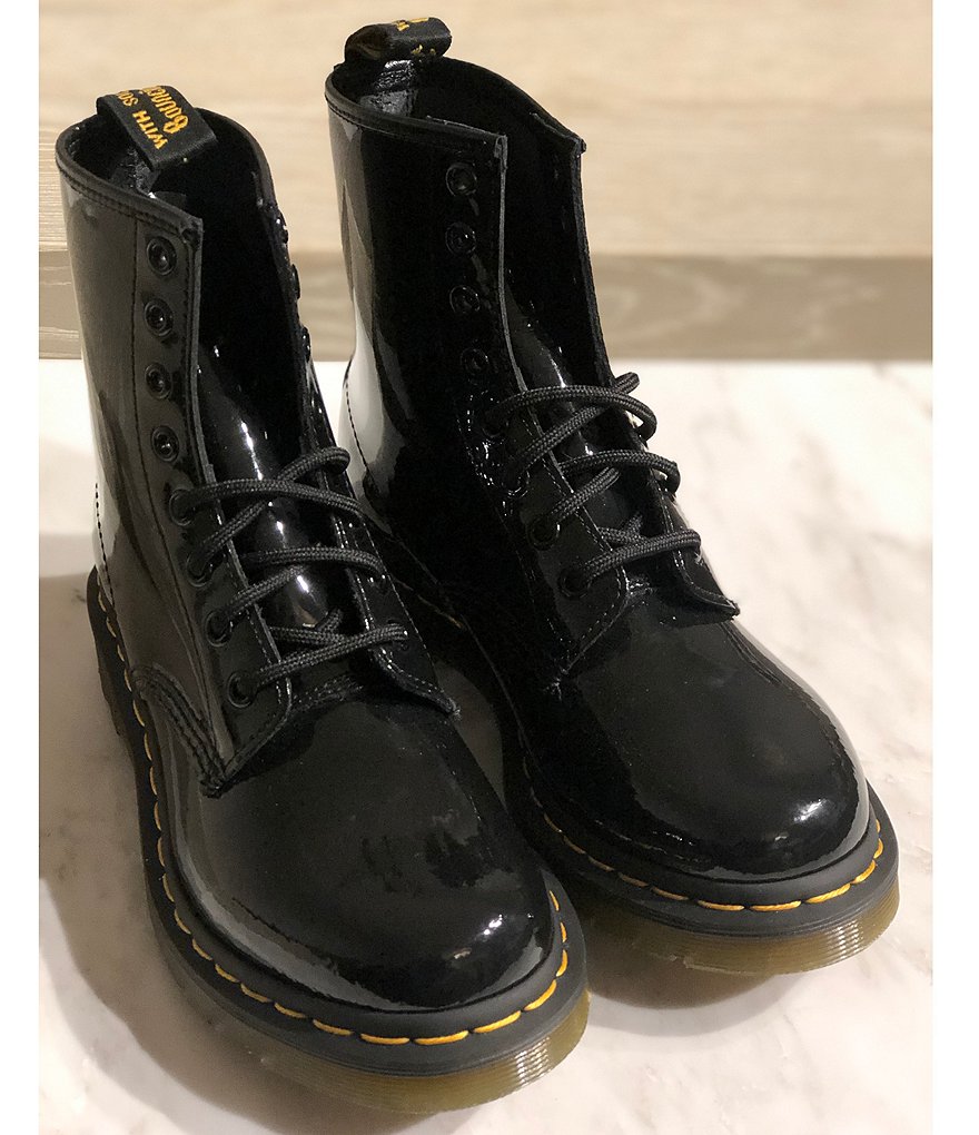 Dr. Martens Women's 1460 Patent Leather Combat Boots