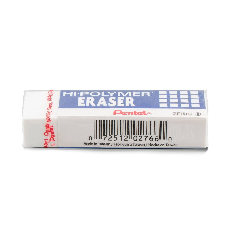 Pentel Hi-Polymer Erasers - 4ct