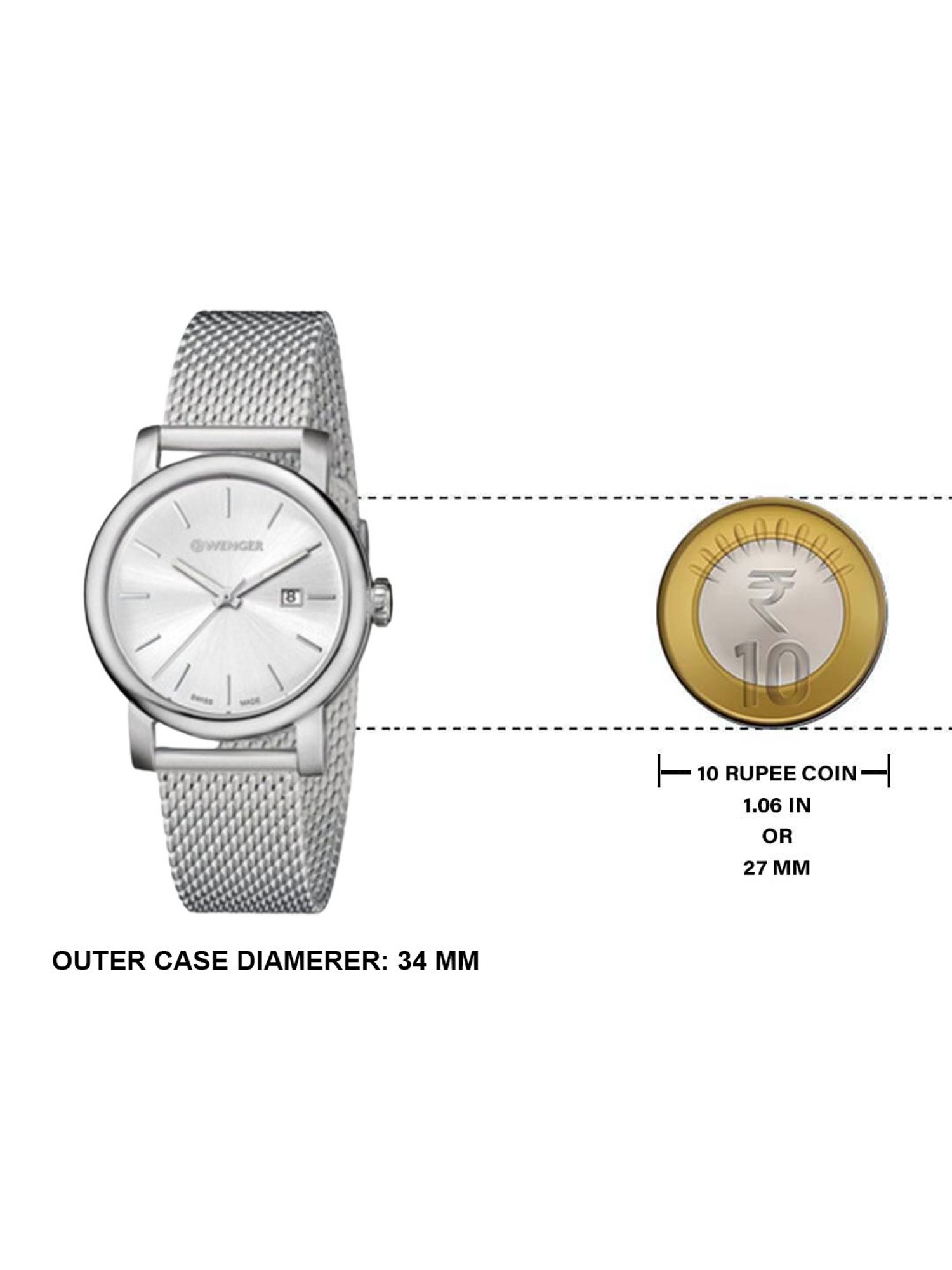 Wenger 01.1021.116 Urban Classic Swiss Made Watch for Women