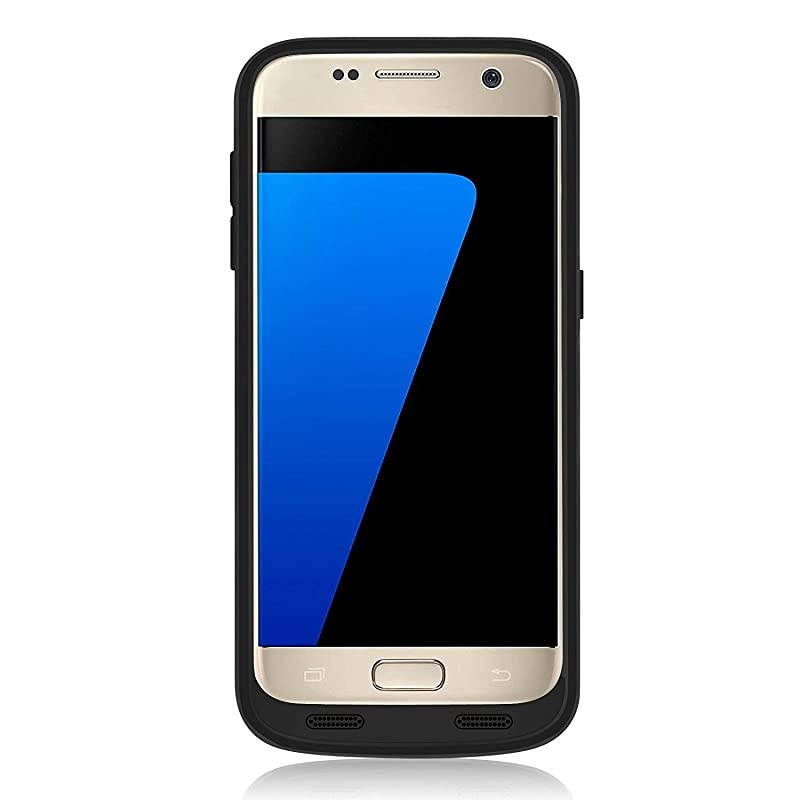 Galaxy S7 Battery Case 5000mAh Upgraded Portable Rechargeable Extended Battery Pack for Samsung Galaxy S7 Charging Case for Galaxy S7 Protective Charger Cover -Black