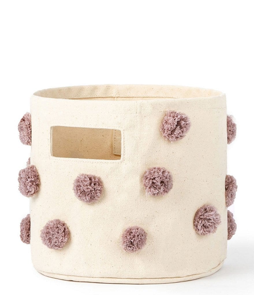 Edgehill Collection Hand-Woven Rattan Market Basket