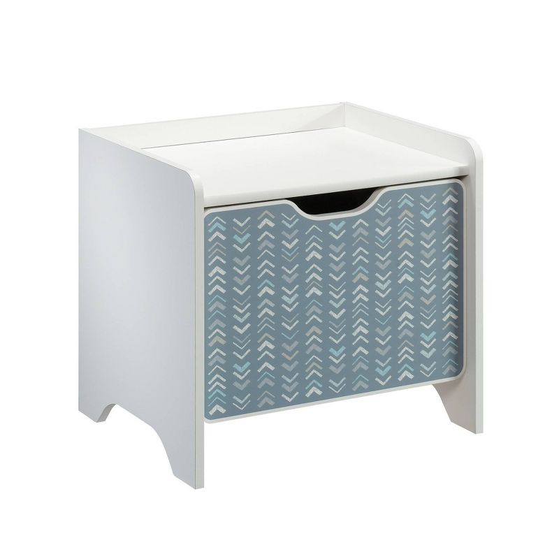 Pinwheel Nightstand Soft Finish White - Sauder