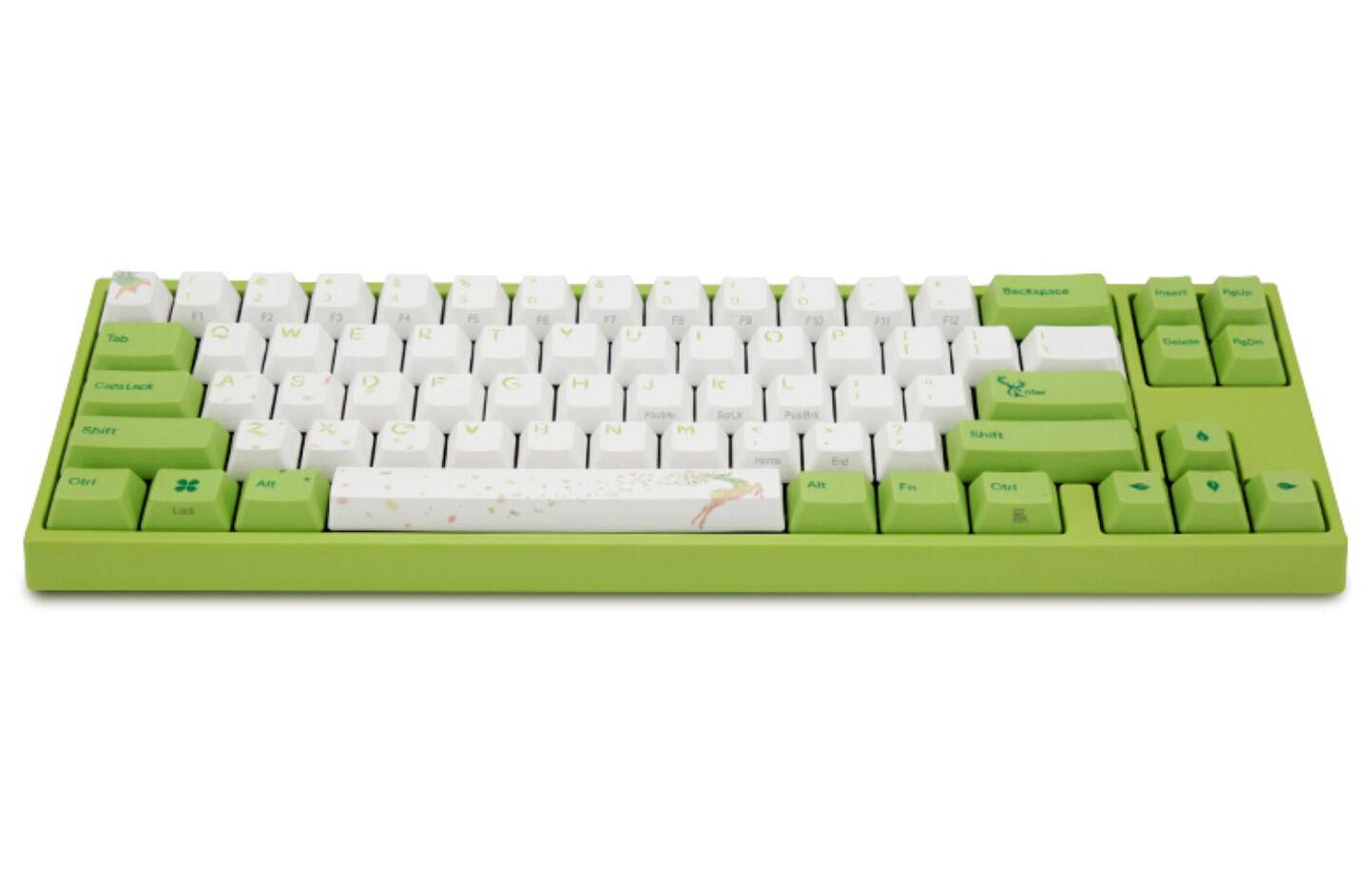2, 60% Wired/Wireless Mechanical Keyboard (Kailh Box Brown Switch/White Case) - Full Keys Programmable - True RGB Backlit - Tap Arrow Keys - Double Shot PBT Keycaps - NKRO - 1900mAh Battery