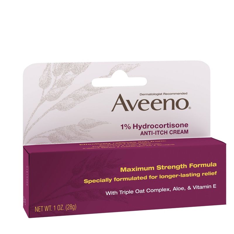 Aveeno Active Naturals Anti-itch Cream - 1oz