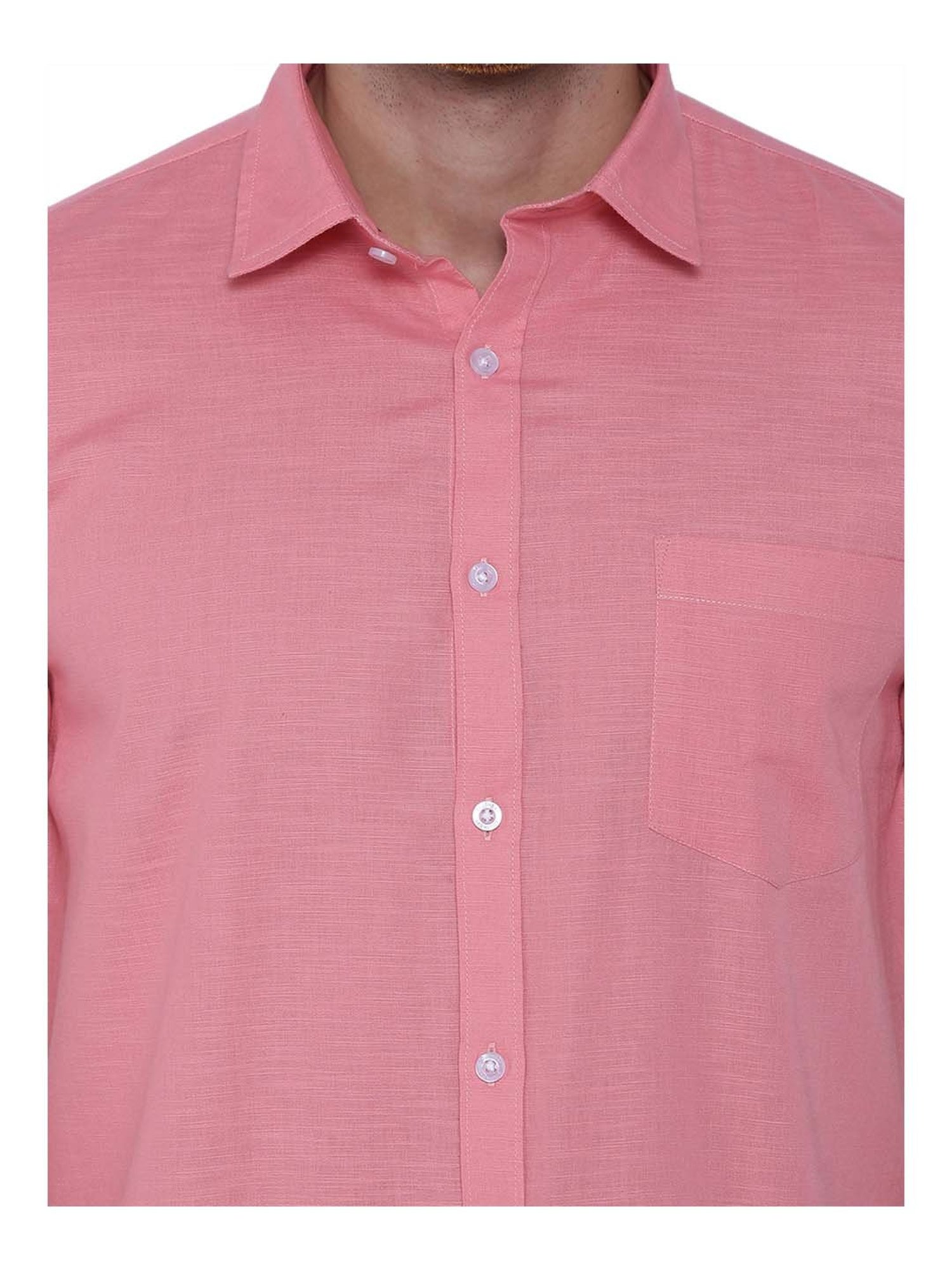 Southbay Pastel Pink Regular Fit Shirt