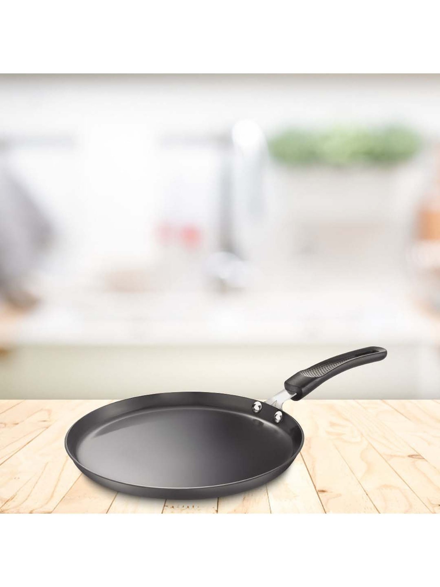 JUDGE Black Hard Anodised 25 cm Tawa - Set of 1