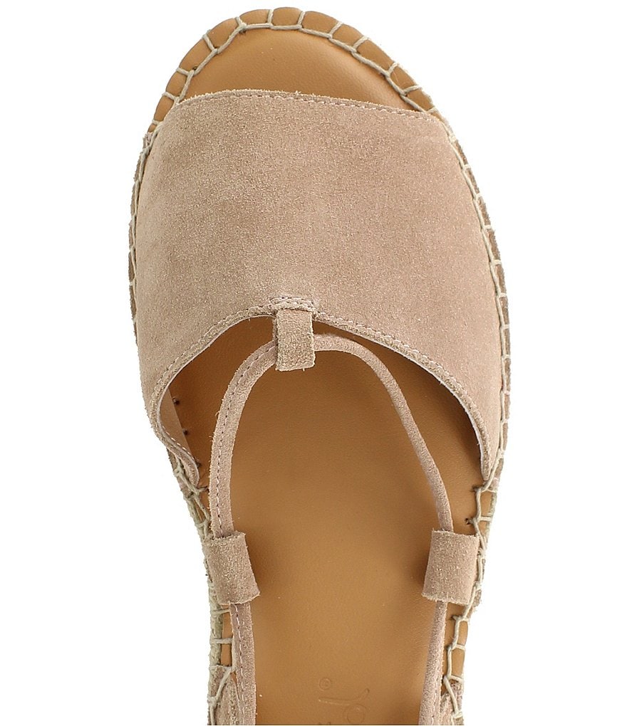 Splendid Meredith Suede Ankle Wrap Espadrille Sandals