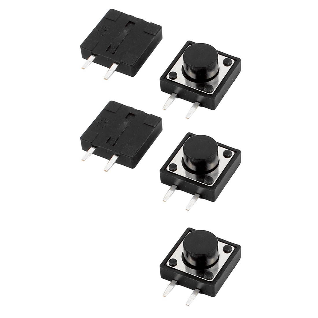5Pcs 12mmx12mmx7mm Panel PCB Momentary Tactile Tact Push Button Switch 2Pins DIP