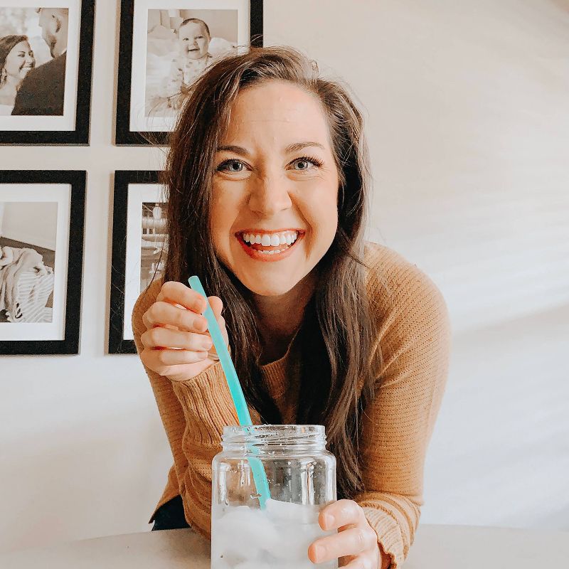 GoSili 6pk Standard Silicone Straws Mint/Gray