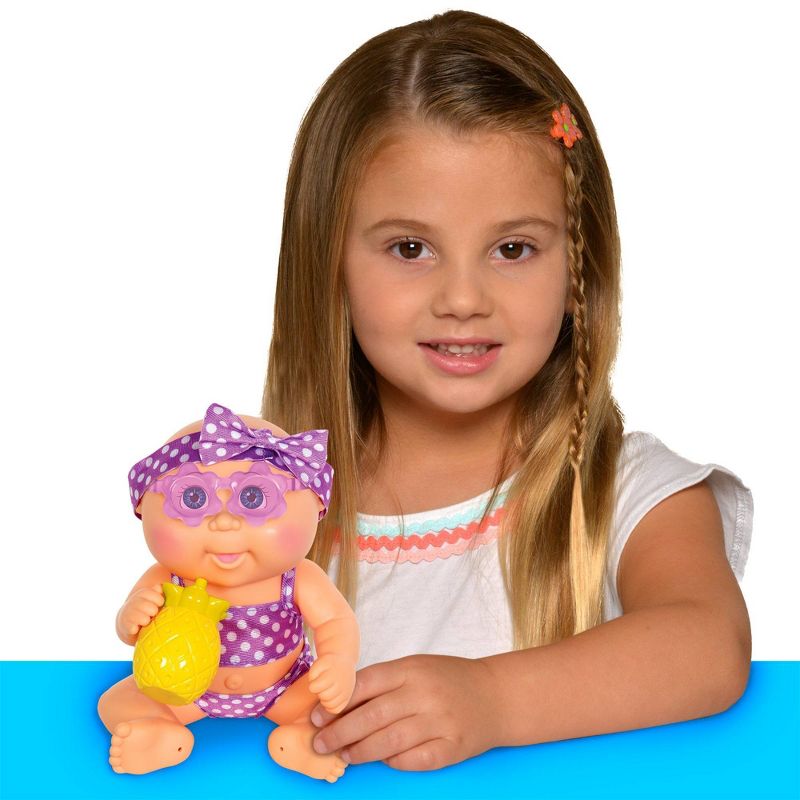 Cabbage Patch Kids Basic Newborn Drink N' Wet Swim Time - Blue Eyes