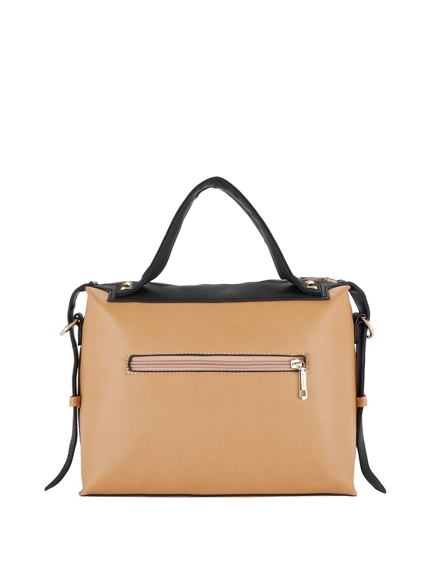 Pierre Cardin Tan Solid Medium Handbag