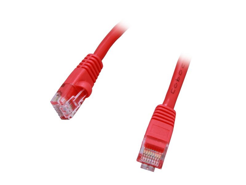 Coboc CY-CAT5E-07-RD 7 ft. 350Mhz UTP Network Cable