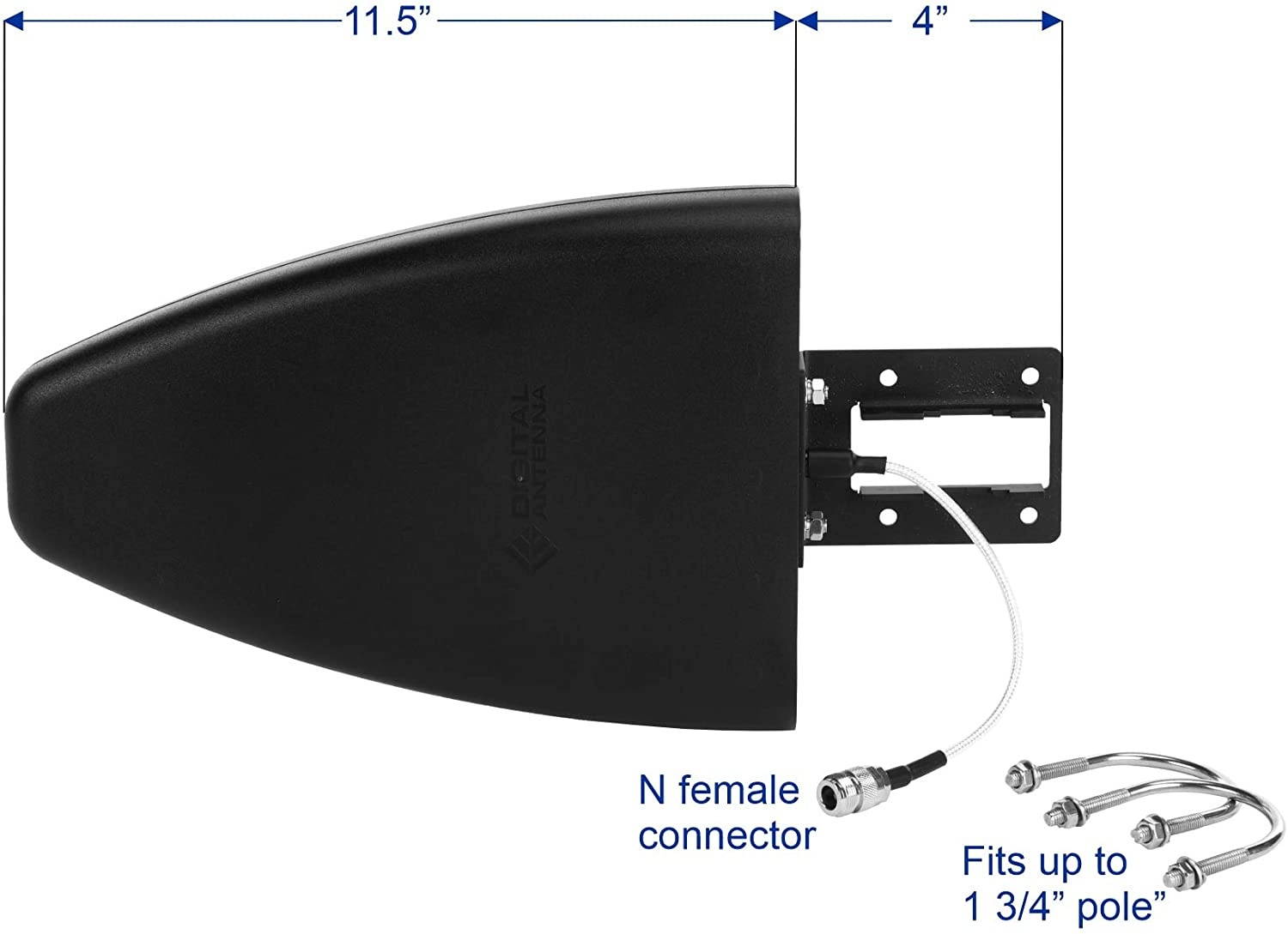 Bingfu RP-SMA Male to RP-SMA Female Bulkhead Mount RG174 WiFi Antenna Extension Coaxial Cable 5m 16.5 feet for WiFi Router Signal Booster Repeater Wireless Network Card USB Adapter Security IP Camera