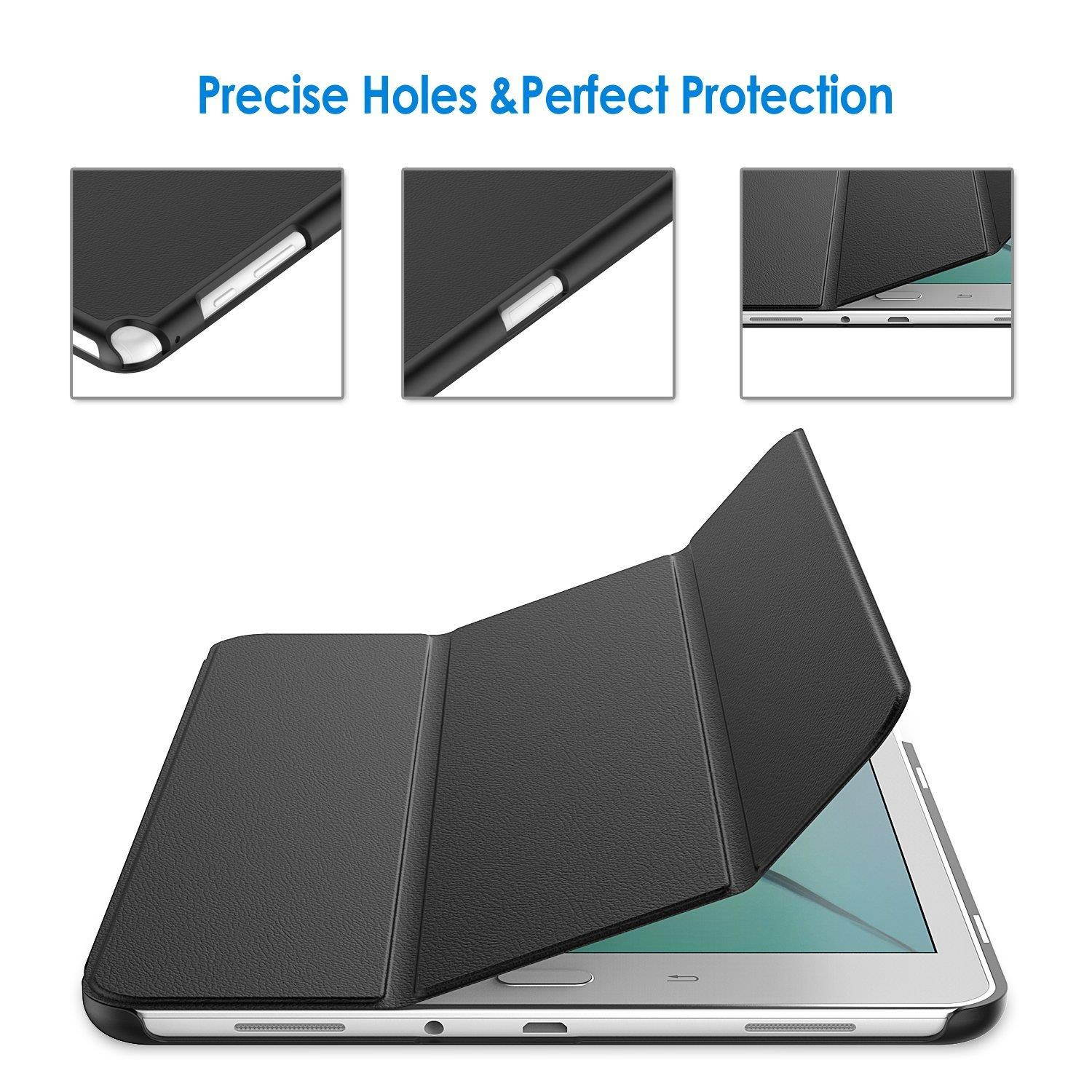 jetech case for samsung galaxy tab a 9.7 inch tablet with auto sleep/wake feature, black