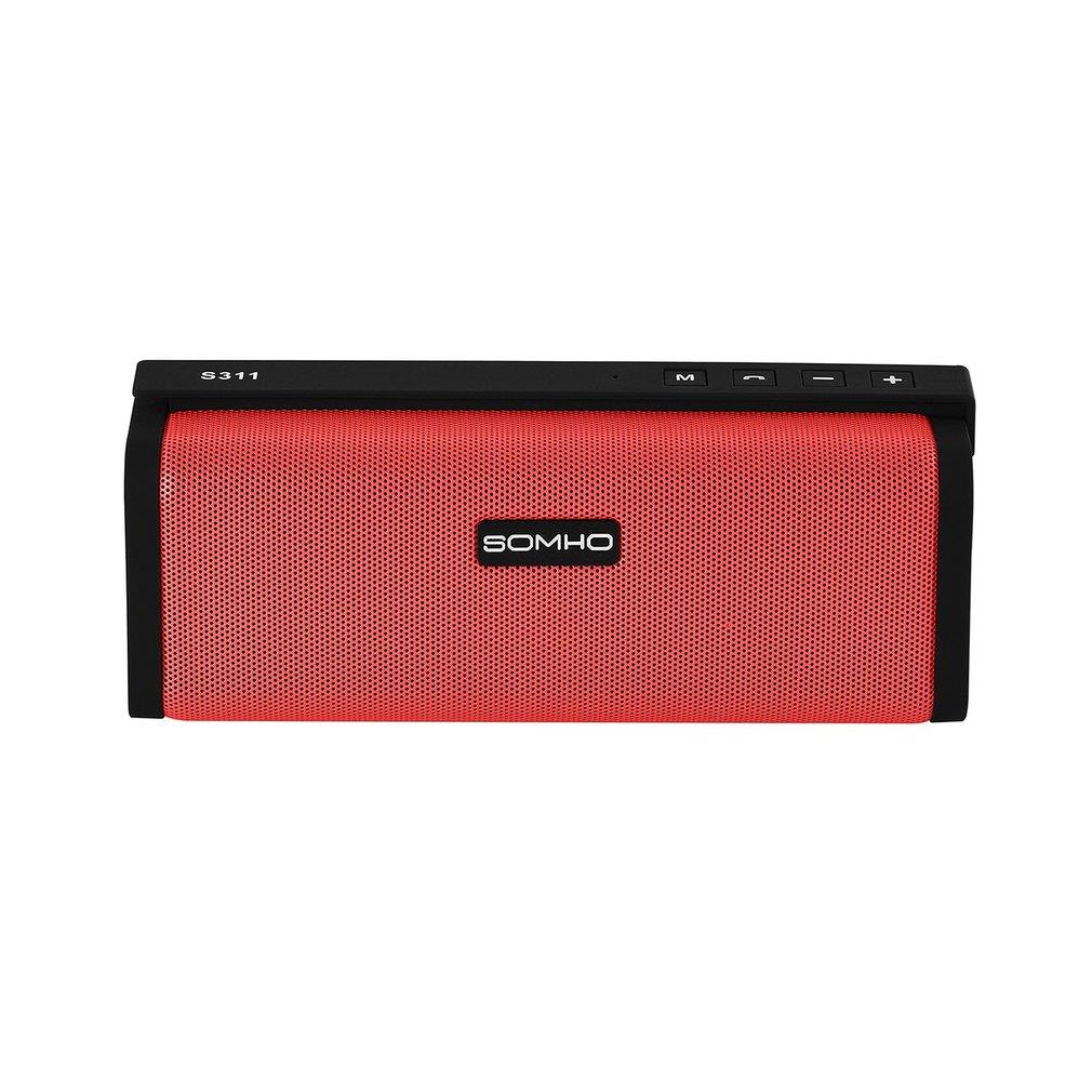 SOMHO Mini Bluetooth Loud Speaker with 2 Horn Stereo Hands Free Subwoofer S311