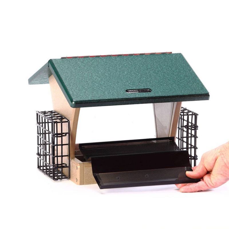 Birds Choice Cage Feeder with Base and Roof Top Bird Feeder