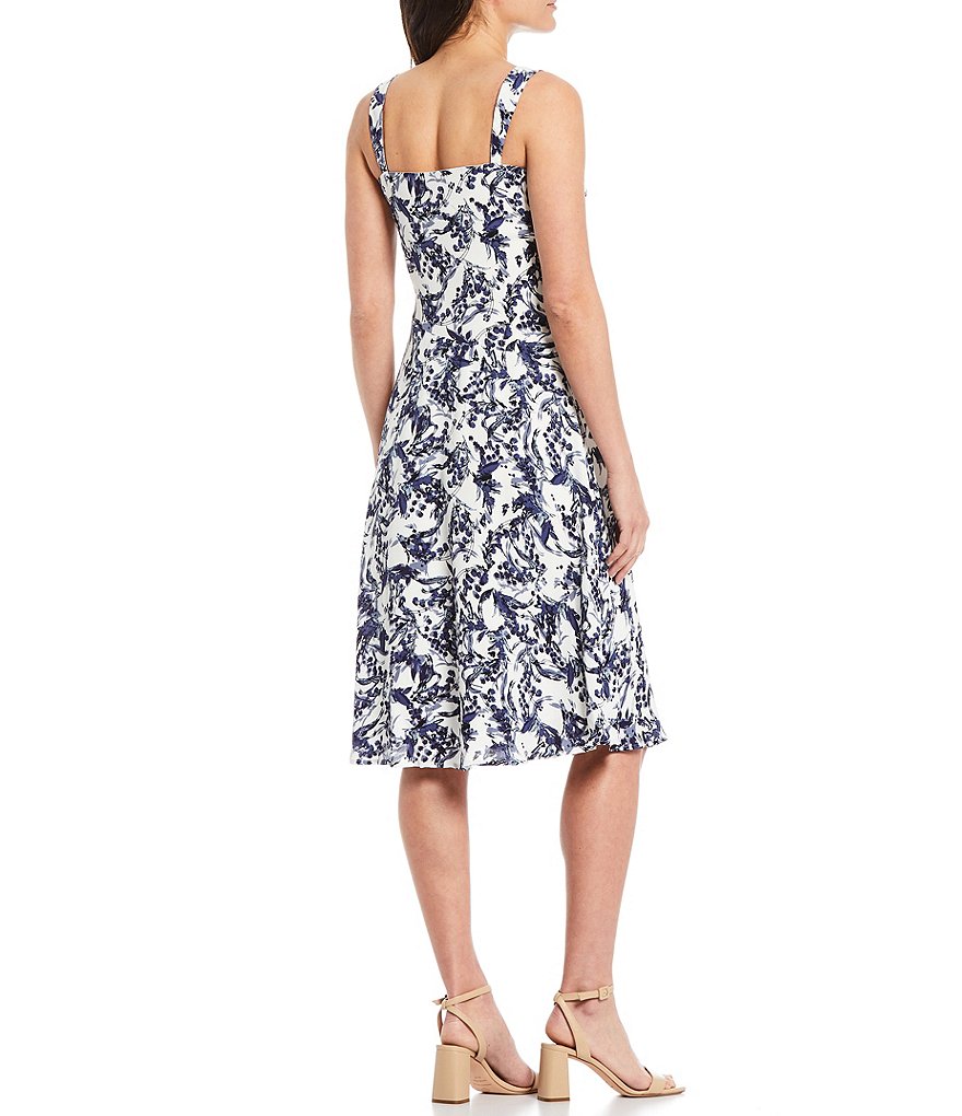 Donna Karan New York Sweetheart Neck Midi Slip Dress