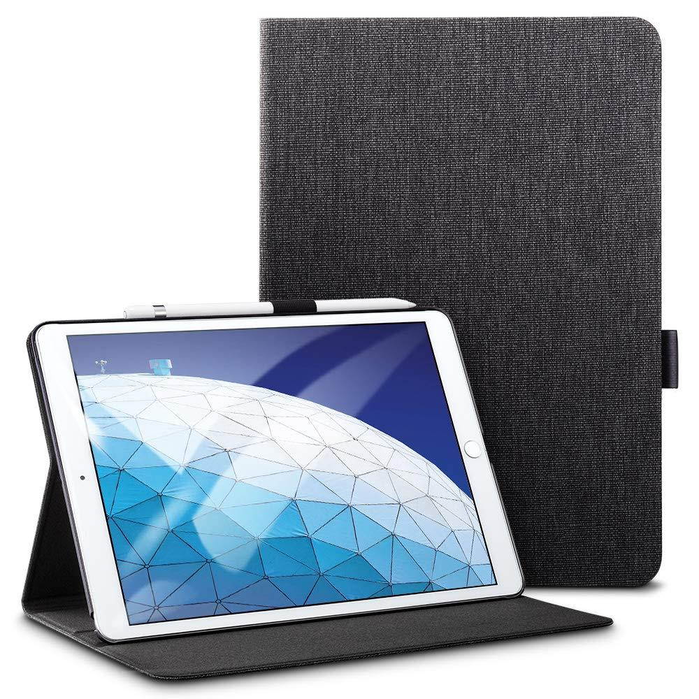 ESR Urban Premium Folio Case Specially Designed for iPad Air 3 10.5 2019,[with Pencil Holder] Book Cover Design Multi-Angle Viewing Stand,Auto Sleep/Wake for iPad Air (3rd Gen) 2019,Charcoal
