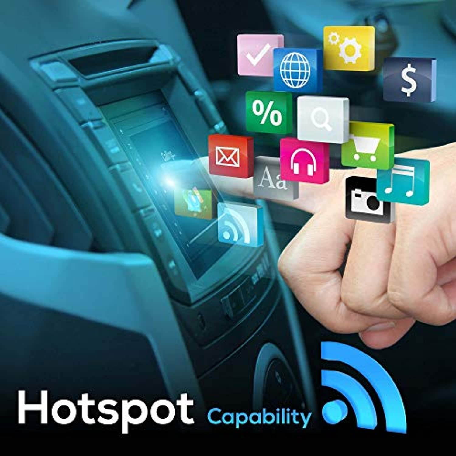 Premium Lanzar Android 6.5" Double Din Bluetooth Widescreen Car Stereo Receiver, Headunit, Touchscreen Tablet Style Display, Wi-Fi Web Browsing, App Download, GPS, HD 1080P Support, SD/USB  (SDAND620)