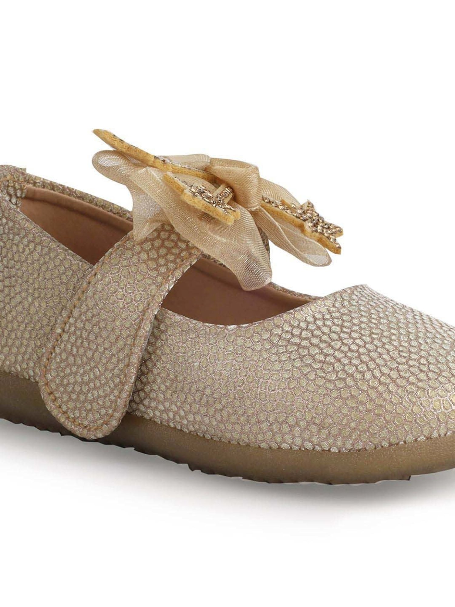 Minesole Kids Golden Mary Jane Shoes
