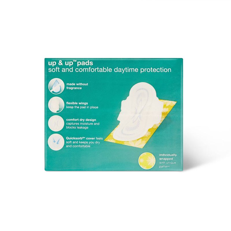 Ultra Thin Regular Pads with Wings - 36ct - up & up™