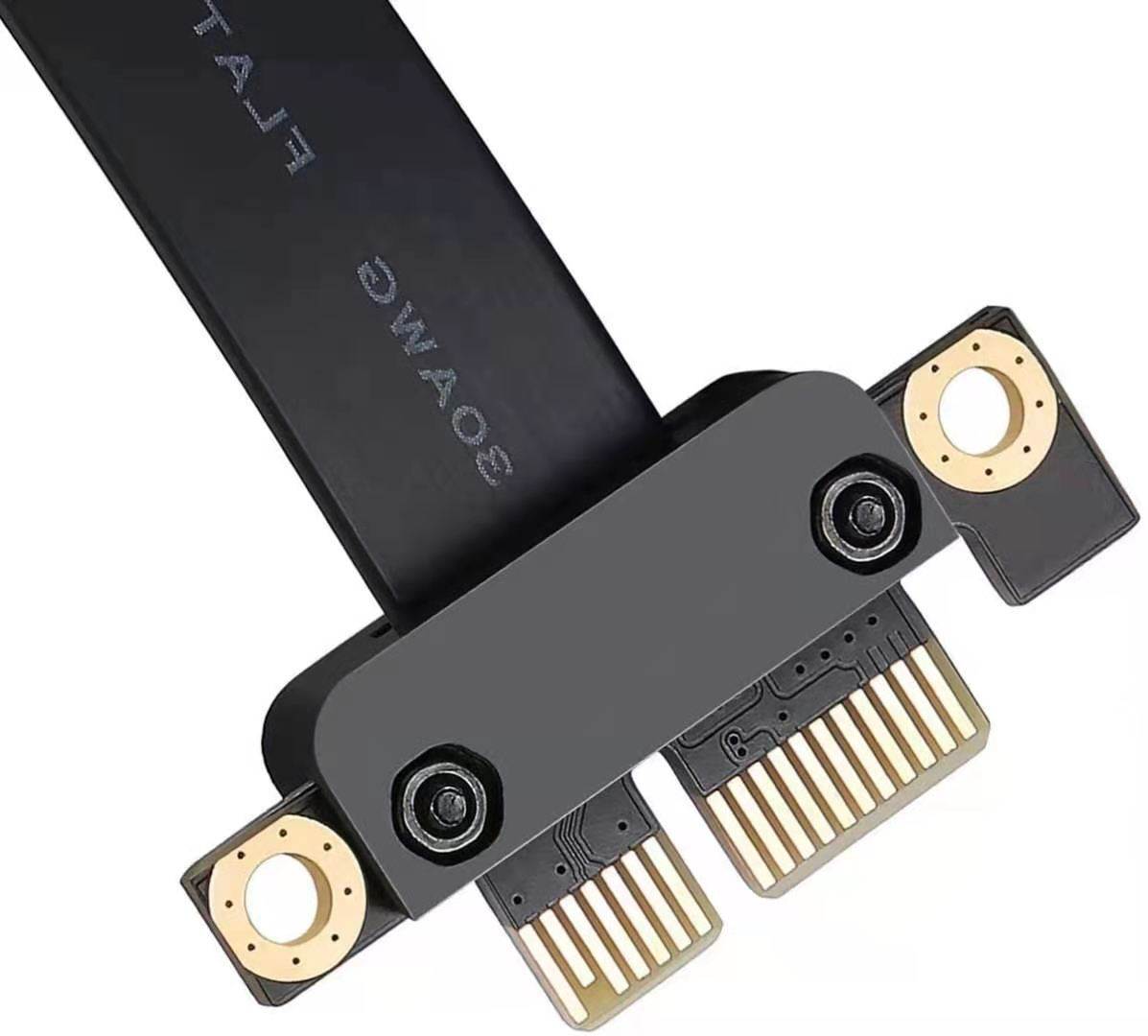 5CM PCI Express 36PIN 1X Extension Cable- 180 Degree  for BTC Miner Bitcoin Mining