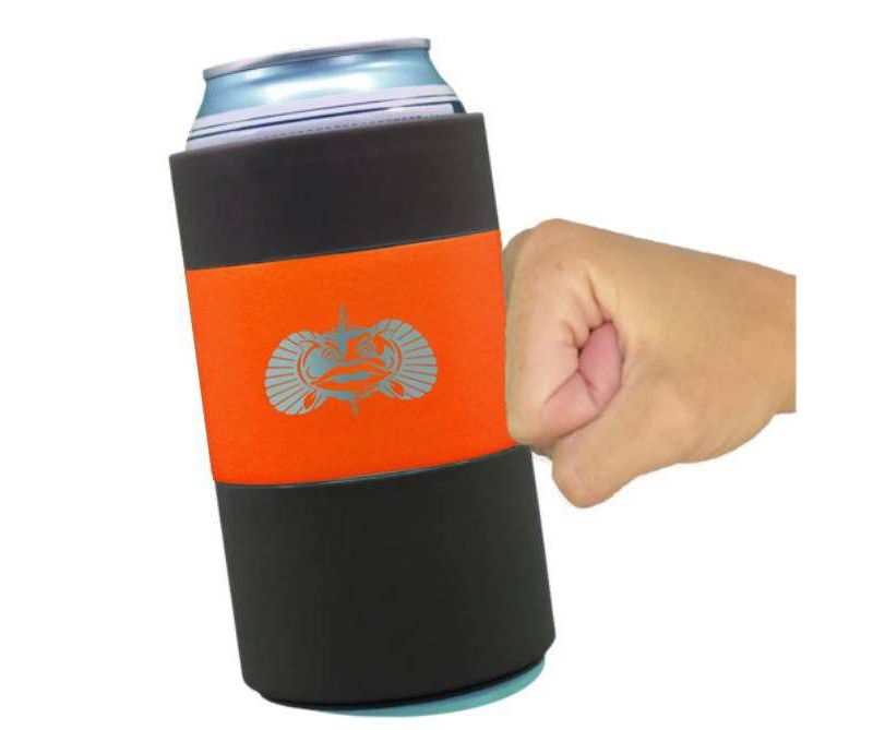 Toadfish Non-tipping Can Cooler - Orange