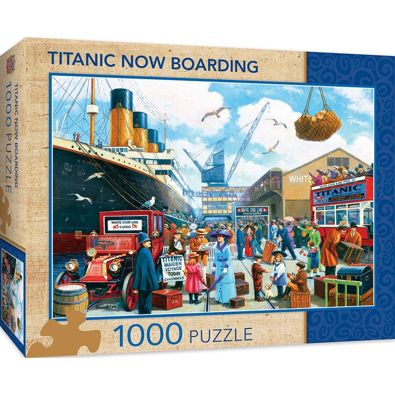 MasterPieces Titanic Series Puzzles Collection - Titanic Boarding 1000 Piece Jigsaw Puzzle
