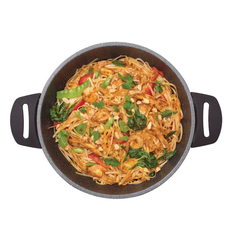 The Rock by Starfrit Electric Multi-Use Pot with Bakelite Handles - Black