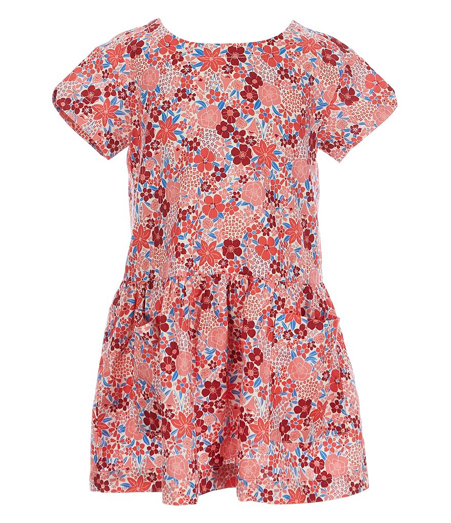 Tea Collection Little Girls 2-6 Woven Floral Pocket Dress